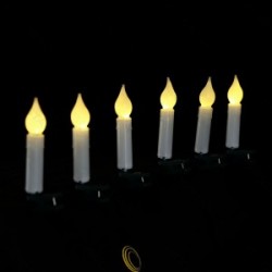 3AA Baterijomis maitinama Girliandos Candle šviesas Šiltai balta 2m