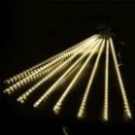 Žemos įtampos 0.3m- Meteorų lietus Girliandos, Šiltai balta, 3m+5m, 8strips 8 strips ,IP44, Vidaus ir Lauko