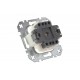 1kl.perjungiklis su baltos.sp.LED, spyr.kont."Prof."b/r