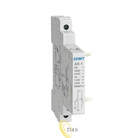 DZ158 AX1 1NC1NO pagalbinis kontaktas