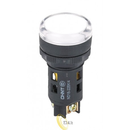 LED indikatoriaus lemputė 22D 24 V AC/DC, balta