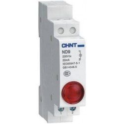 ND9-1 LED indikatorius, raudonas 230V