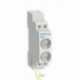 ND9 2-LED indikatorius, balta+balta 230V