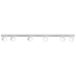 GX53 LED „Capris“ sieninis šviestuvas, kilnojamas, 6 vnt., baltas