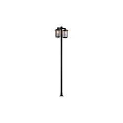LED sodo šviestuvas E27 Hermes pastatomas x2 220 cm