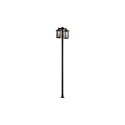 LED sodo šviestuvas E27 Hermes pastatomas x2 220 cm