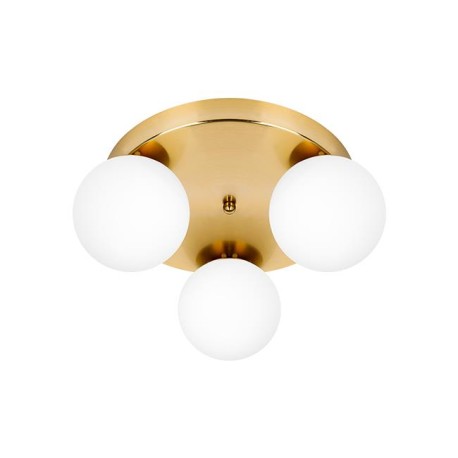 Bali-12 E27 LED sieninis šviestuvas, 29 cm, x3-1, auksinis