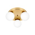 Bali-12 E27 LED sieninis šviestuvas, 29 cm, x3-1, auksinis
