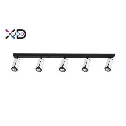 Sieninis šviestuvas GU10 LED x5, balta + juoda