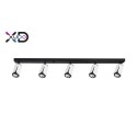 Sieninis šviestuvas GU10 LED x5, balta + juoda