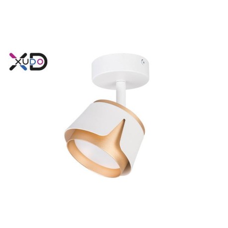 GX53 LED sieninis šviestuvas x1 baltas + auksinis
