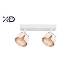 GX53 LED sieniniai šviestuvai x2 balti + auksiniai