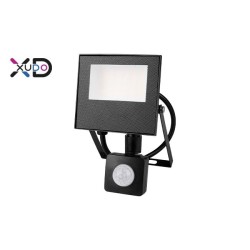 Mola 20W 4500K juodas PIR SMD LED prožektorius