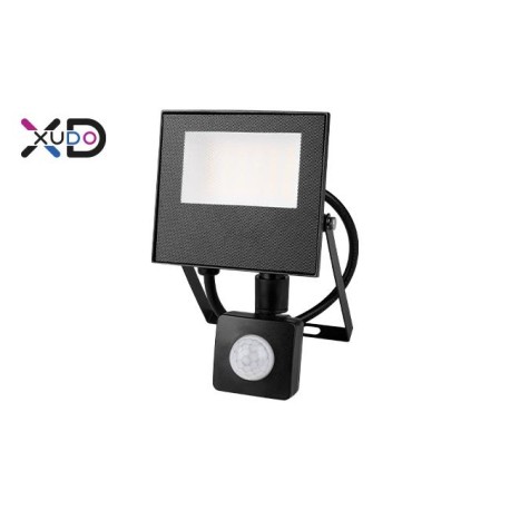 Mola 20W 4500K juodas PIR SMD LED prožektorius
