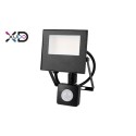 Mola 20W 4500K juodas PIR SMD LED prožektorius