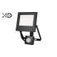 Mola 30W 4500K juodas PIR SMD LED prožektorius