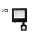 Mola 30W 4500K juodas PIR SMD LED prožektorius