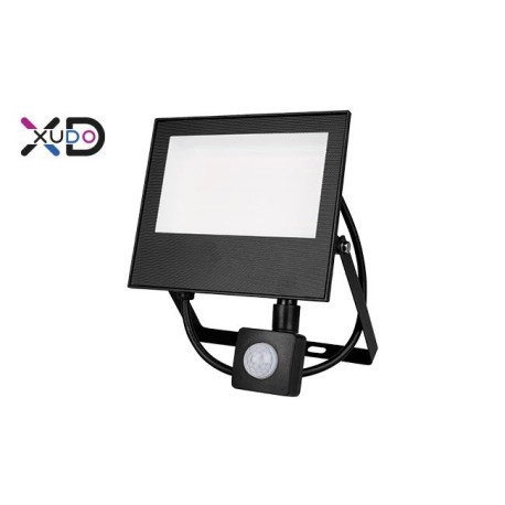 Mola 50W 4500K juodas PIR SMD LED prožektorius