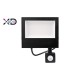Mola 50W 4500K juodas PIR SMD LED prožektorius