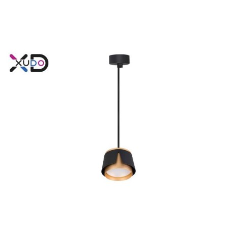 Pakabinamas šviestuvas x1 GX53 juodas + auksinis