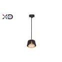 Pakabinamas šviestuvas x1 GX53 juodas + auksinis