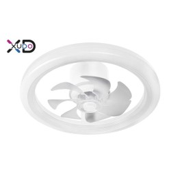 LED lubinis ventiliatorius 3CCT 45W, baltas.