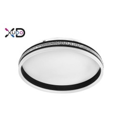 LED sietynas 48W 50cm 4000K juodas.