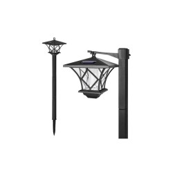 LED saulės energija varomas sodo šviestuvas 153 cm