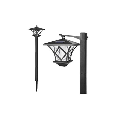 LED saulės energija varomas sodo šviestuvas 153 cm