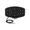 LED darbo žibintas 10-60V 60W 10LED įspėjamasis