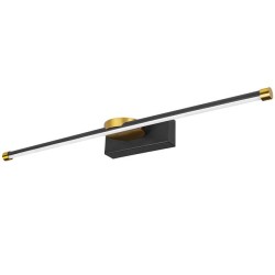 LED sieninis šviestuvas IP20 Santo 60cm 12W 4000K juodas.