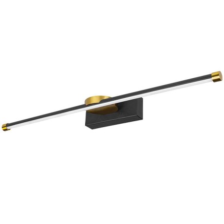 LED sieninis šviestuvas IP20 Santo 60cm 12W 4000K juodas.