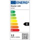 LED sieninis šviestuvas IP20 Santo 60cm 12W 4000K juodas.