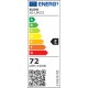 IP20 Piro LED lempa 120 cm 72 W 4500 K