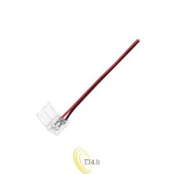 LED juostos 8 mm spaustukinis jungiklis su kabeliu