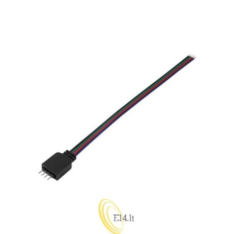 LED juostos 10 mm jungtis RGB valdikliui