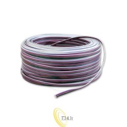 RGBW LED juostų laidas, 5 gyslų