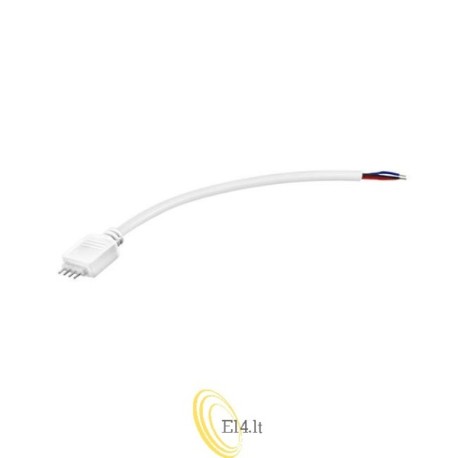 LED juostos jungtis 10 mm, 4 kontaktų, kištukinė