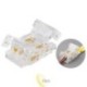 LED COB 8 mm juostos jungtis su fiksatorium, maitinimo