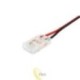 COB LED juostos 8 mm jungtis su fiksatorium ir laidu