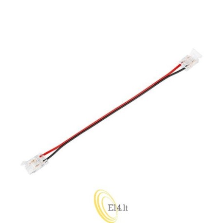 LED COB juostos 8 mm jungtis su fiksatorium ir laidu