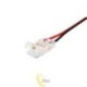 LED COB juostos 8 mm jungtis su fiksatorium ir laidu