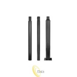Apšvietimo stulpas SQ 60mm 3m 20x20cm juodas