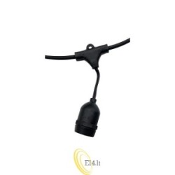 LED girlianda 230V 5m 10x E27