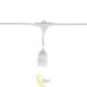 LED girlianda 230V 5 m 5x E27 balta