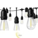 LED girlianda 230V 10m 20x E27 2700K