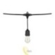LED girlianda 230V 10m 20x E27 2700K