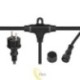 LED girlianda 230V 10m 20x E27 2700K