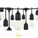 LED girlianda 230V 15m 15x E27 2700K
