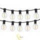 LED girlianda 230V 20m 20x E12 2700K